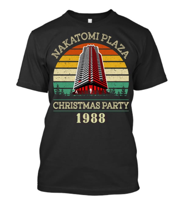 Nakatomi Plaza Christmas Party 1988 Retro Men Boy Pop Culture T-Shirt