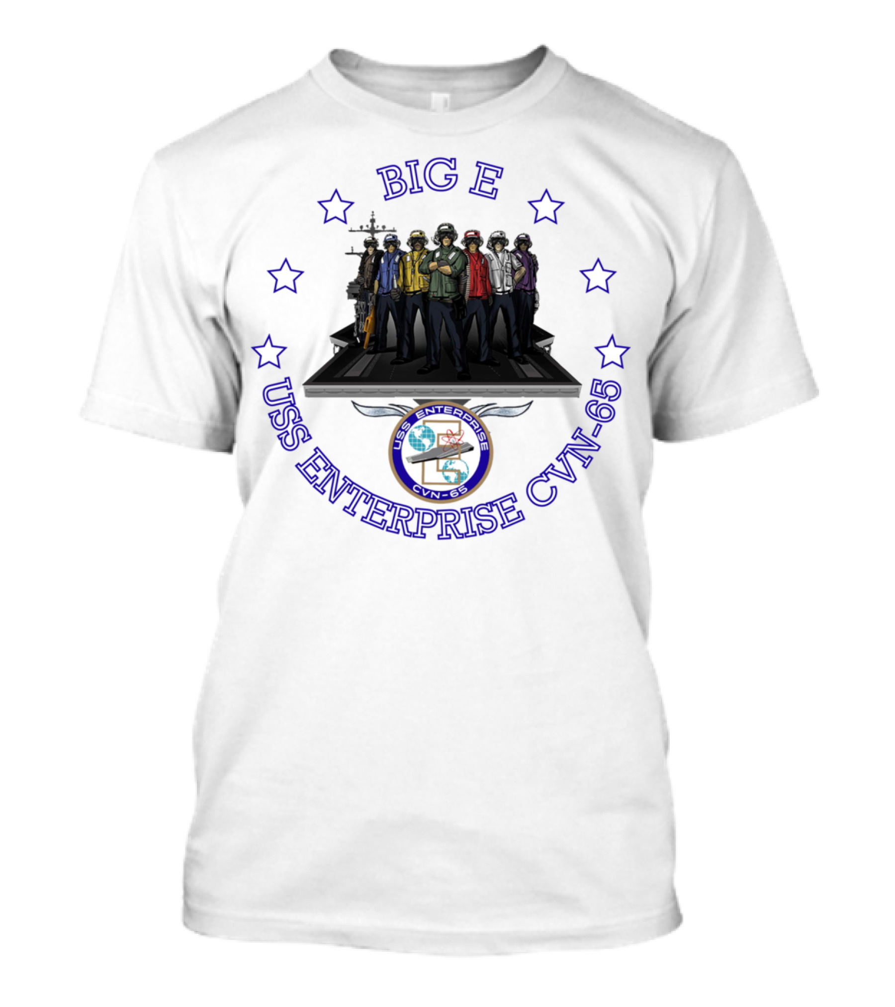 BIG E USS Enterprise CVN-65 T-Shirt