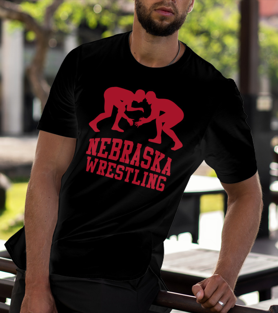 Nebraska Wrestling Red Grapplers T-Shirt