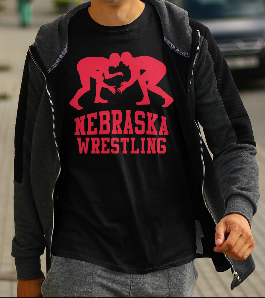 Nebraska Wrestling Red Grapplers T-Shirt