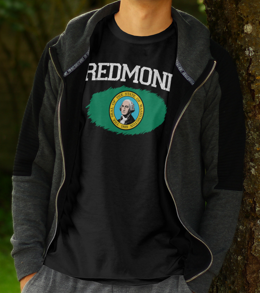 Redmond Washington Seal Vintage USA Sports T-Shirt