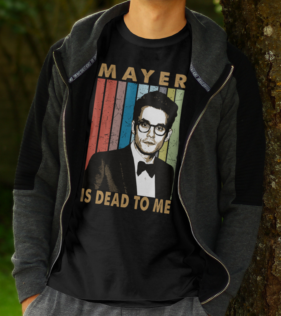 Mayer Is Dead To Me Retro Funny Music Guitar T-Shirt