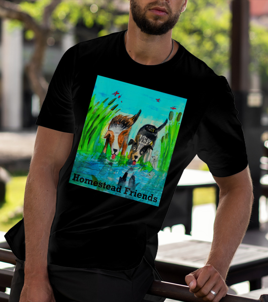 Homestead Friends Adorable Animals On The Homestead T-Shirt
