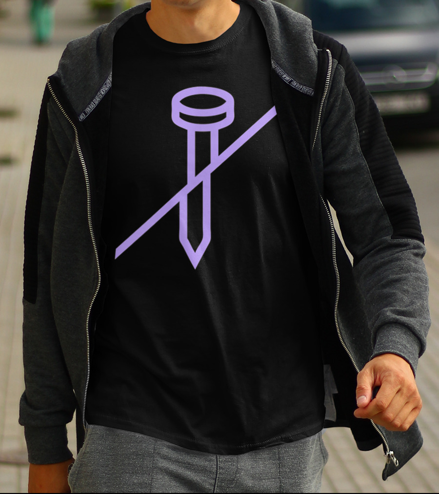 Atolye Civi Purple Nail T-Shirt