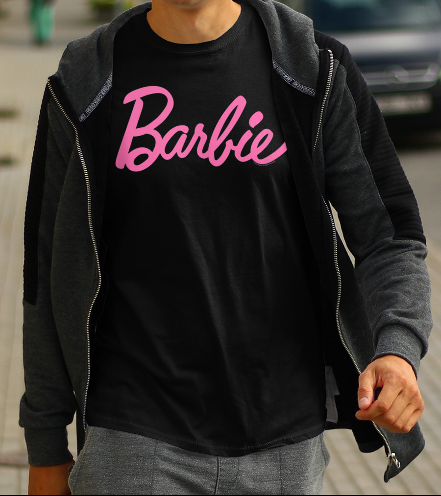 Barbie Pink Logo Script T-Shirt