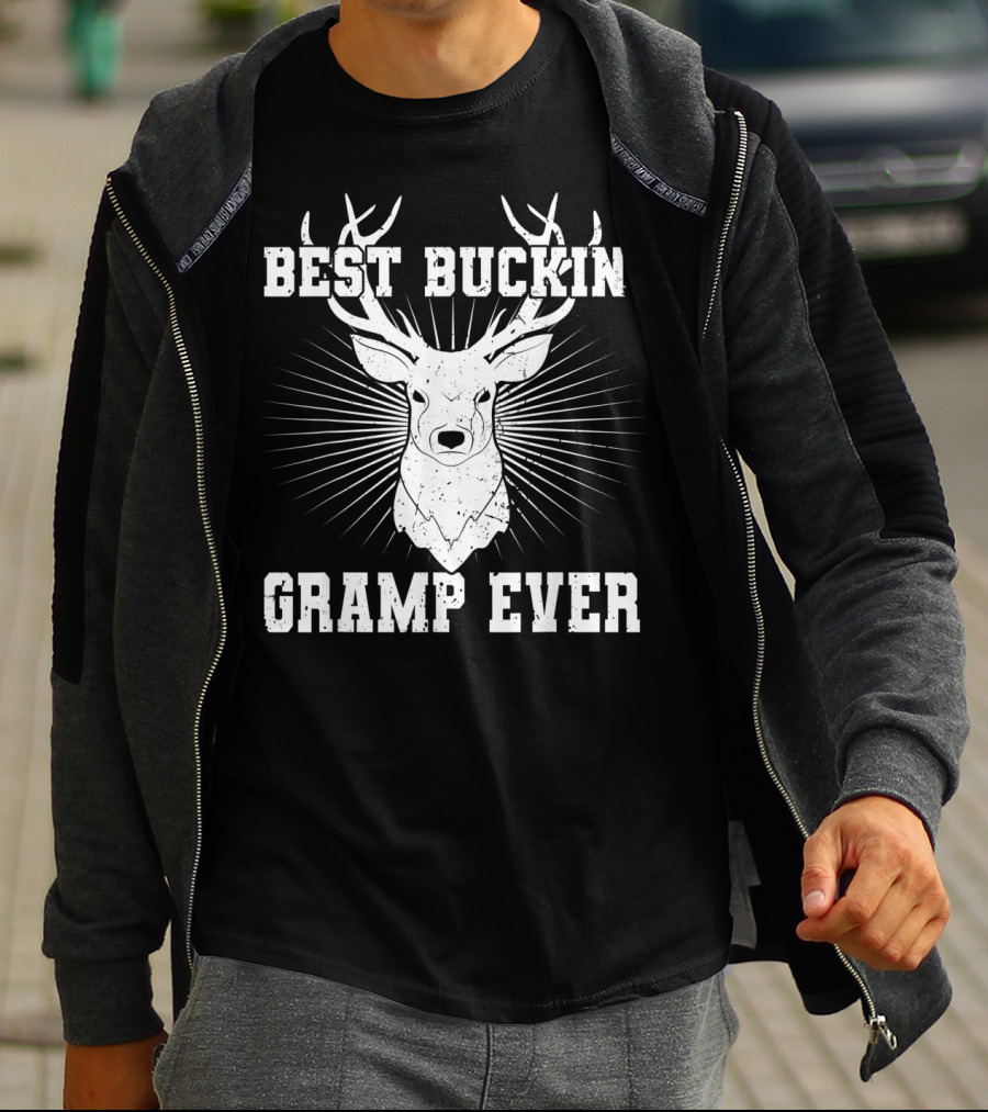 Best Buckin' Gramp Ever Deer Hunting Lover T-Shirt