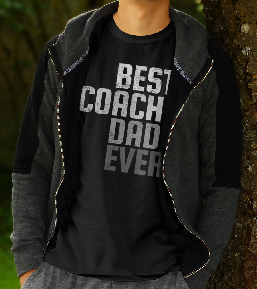 Best Coach Dad Ever Father's Day T-Shirt