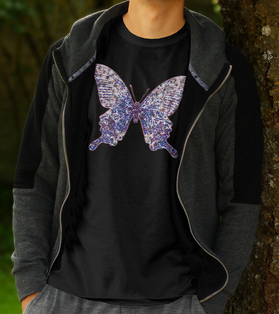Butterfly Gardener Entomologist Fest With Colorful Wing T-Shirt