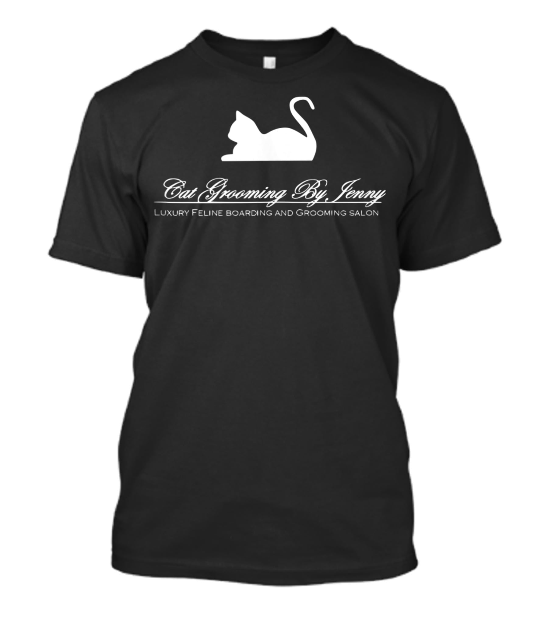 Cat Grooming By Jenny Luxury Feline Boarding And Grooming Salon T-Shirt