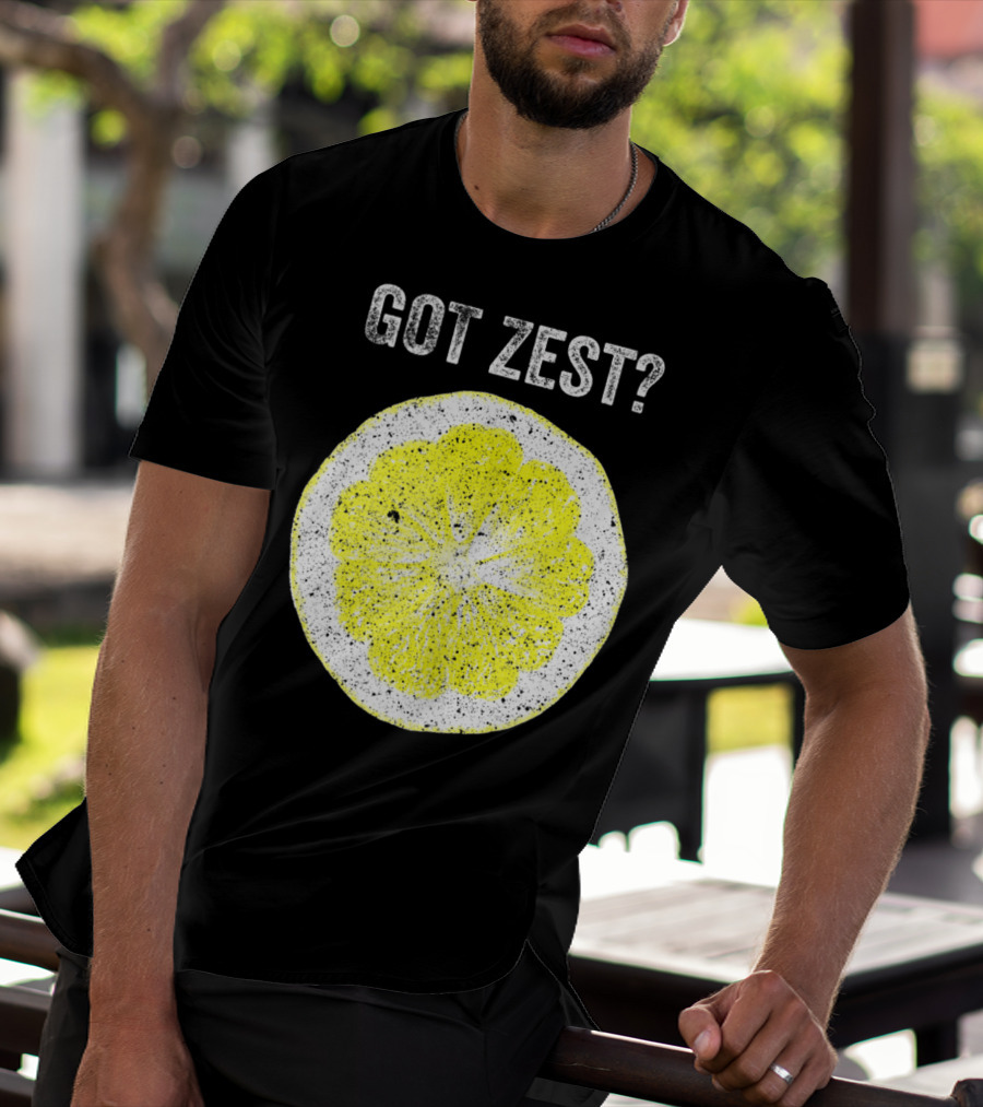 Got Zest? Chef Cook Food Festival Lemon Slice T-Shirt
