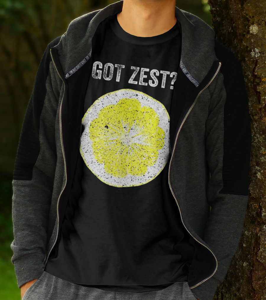 Got Zest? Chef Cook Food Festival Lemon Slice T-Shirt