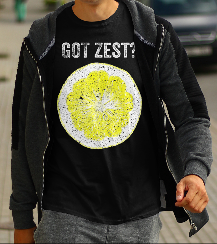 Got Zest? Chef Cook Food Festival Lemon Slice T-Shirt