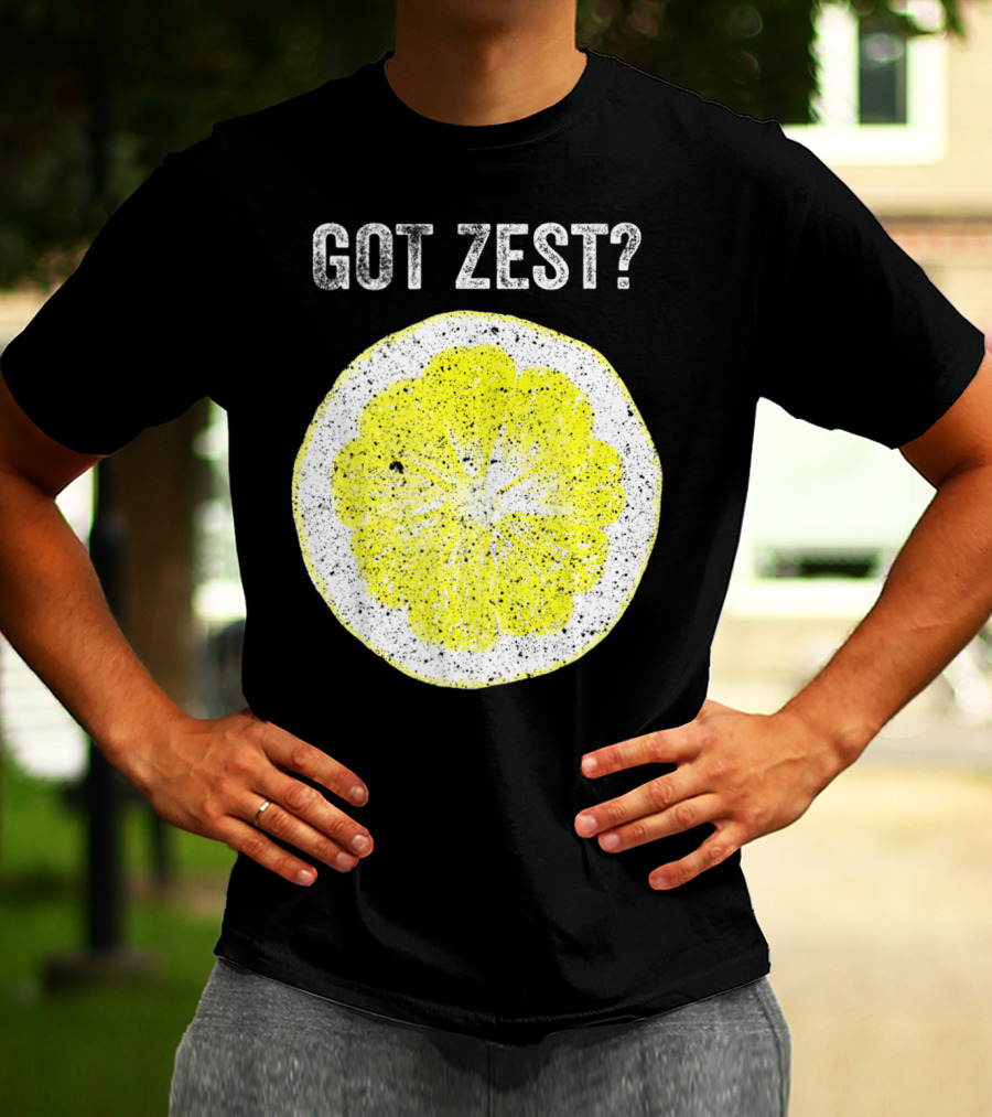 Got Zest? Chef Cook Food Festival Lemon Slice T-Shirt