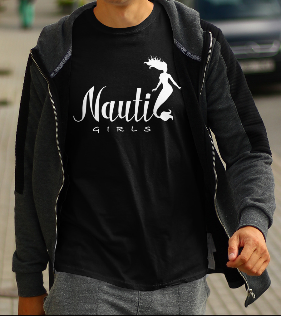 Nauti Girls Cruise Mermaid Trip Vacation T-Shirt