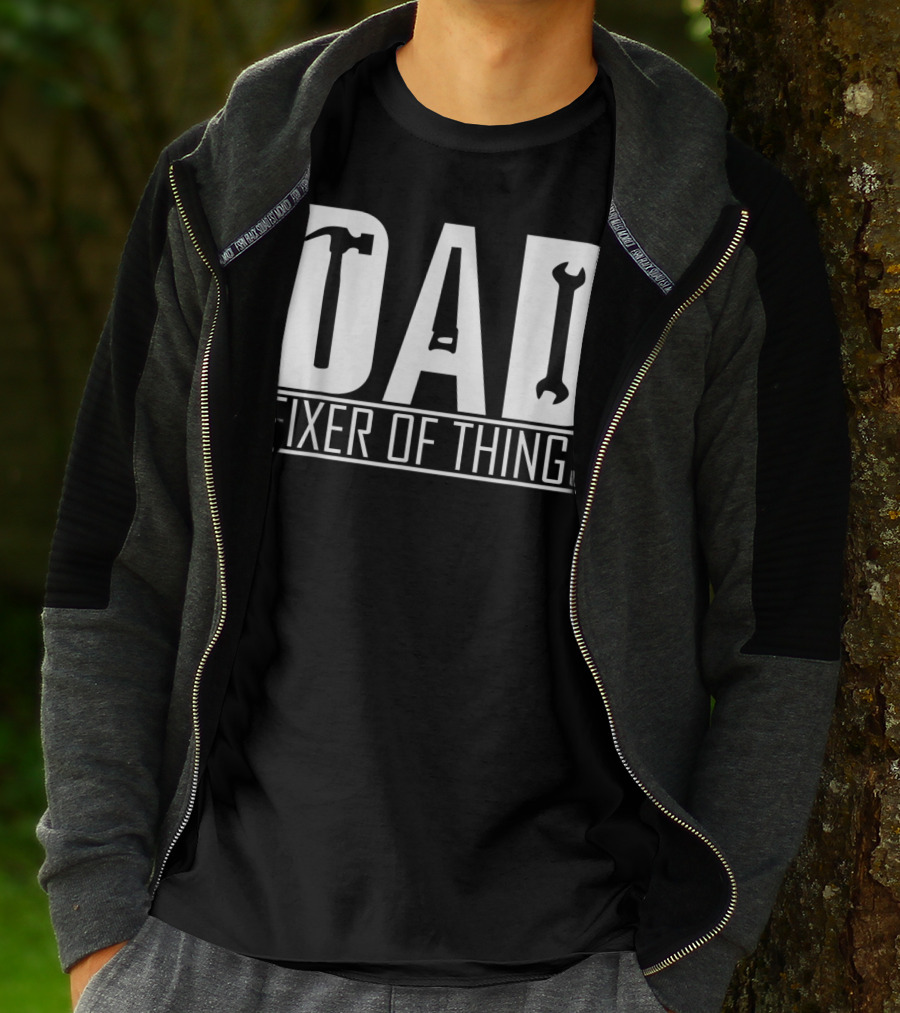 Dad Fixer Of Things Hammer Wrench T-Shirt