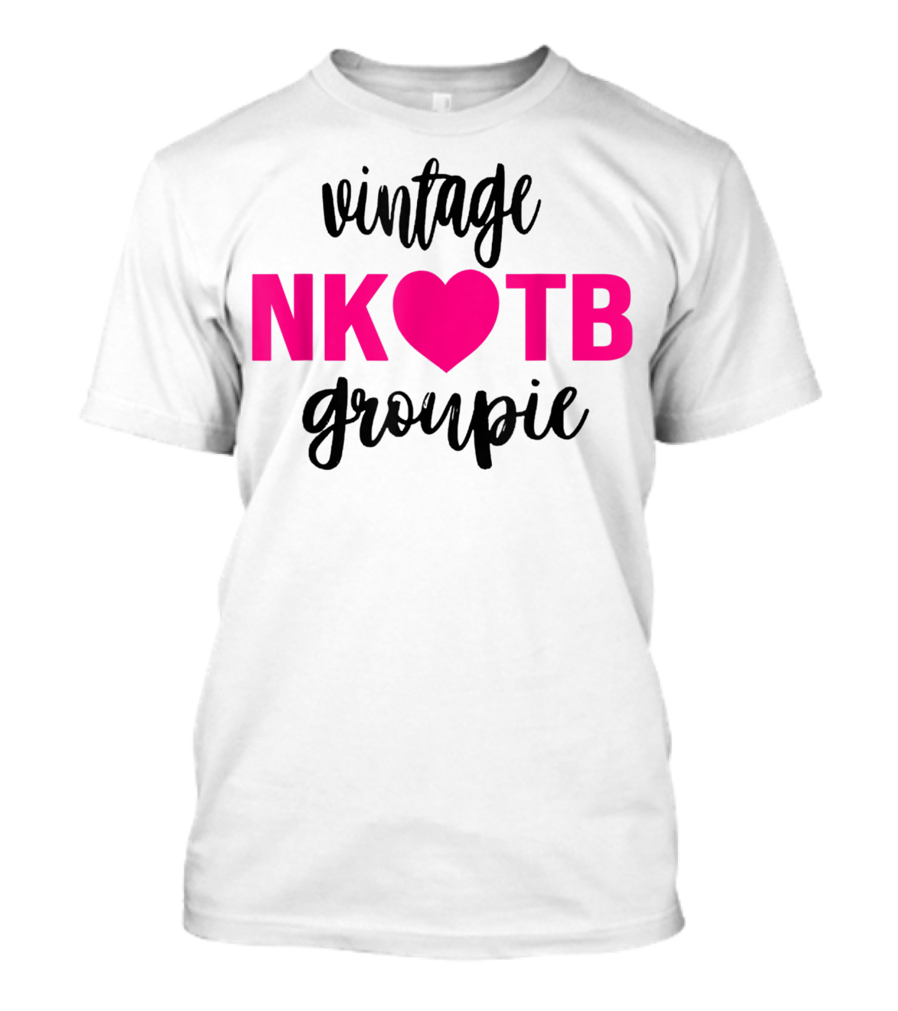 Vintage NKOTB Heart Groupie Kidsg T-Shirt