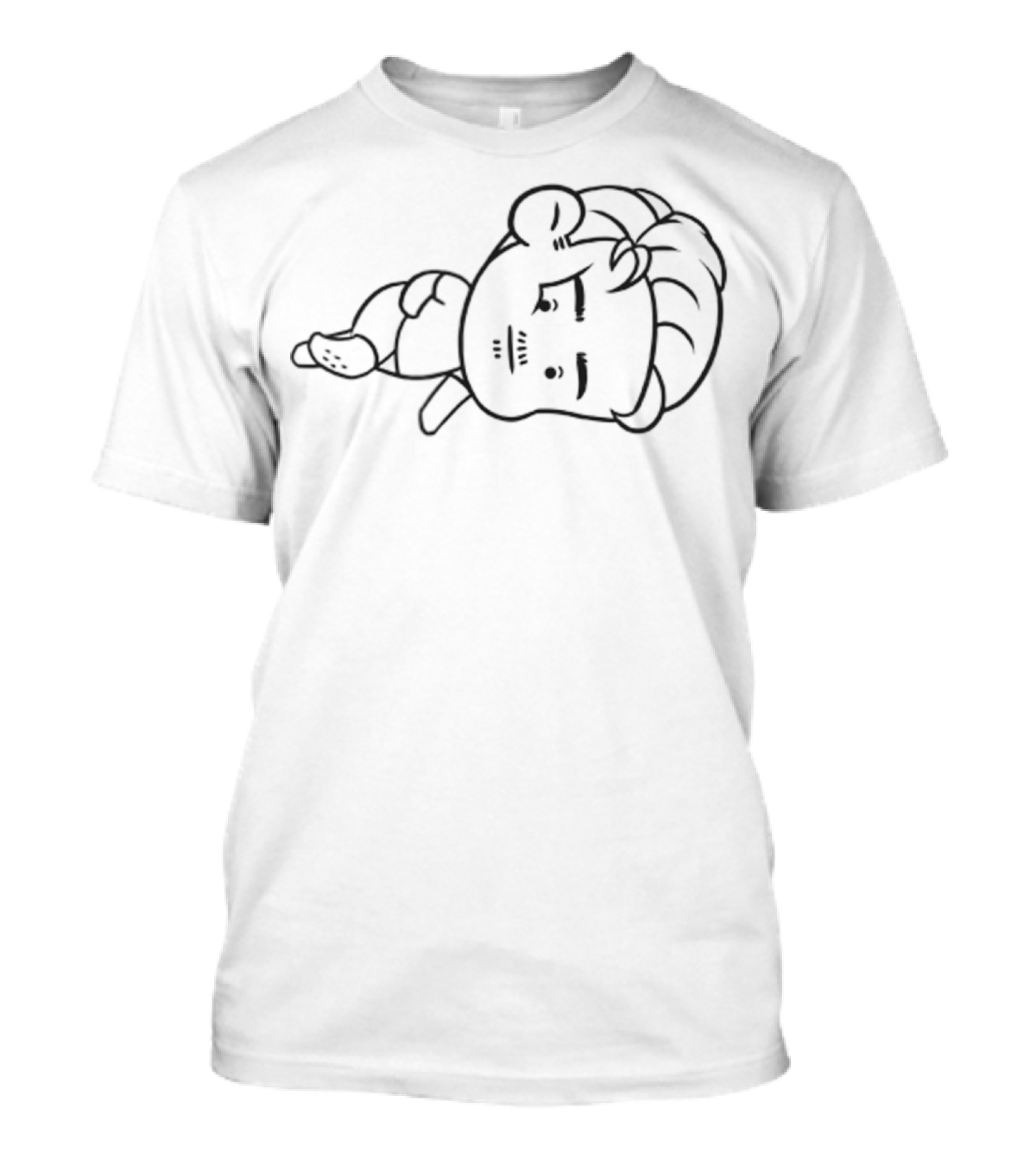 Fatherhood Funnys Top Gag Dad Parenti Iconic Character Outline T-Shirt