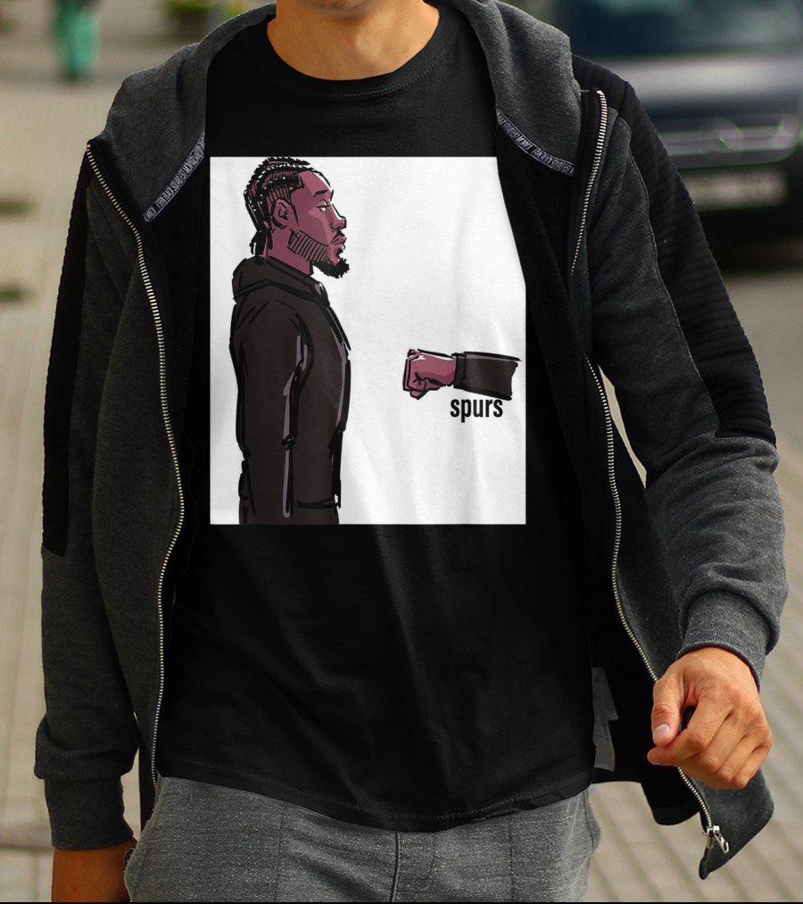 Funny Man Declines Dap Spurs T-Shirt