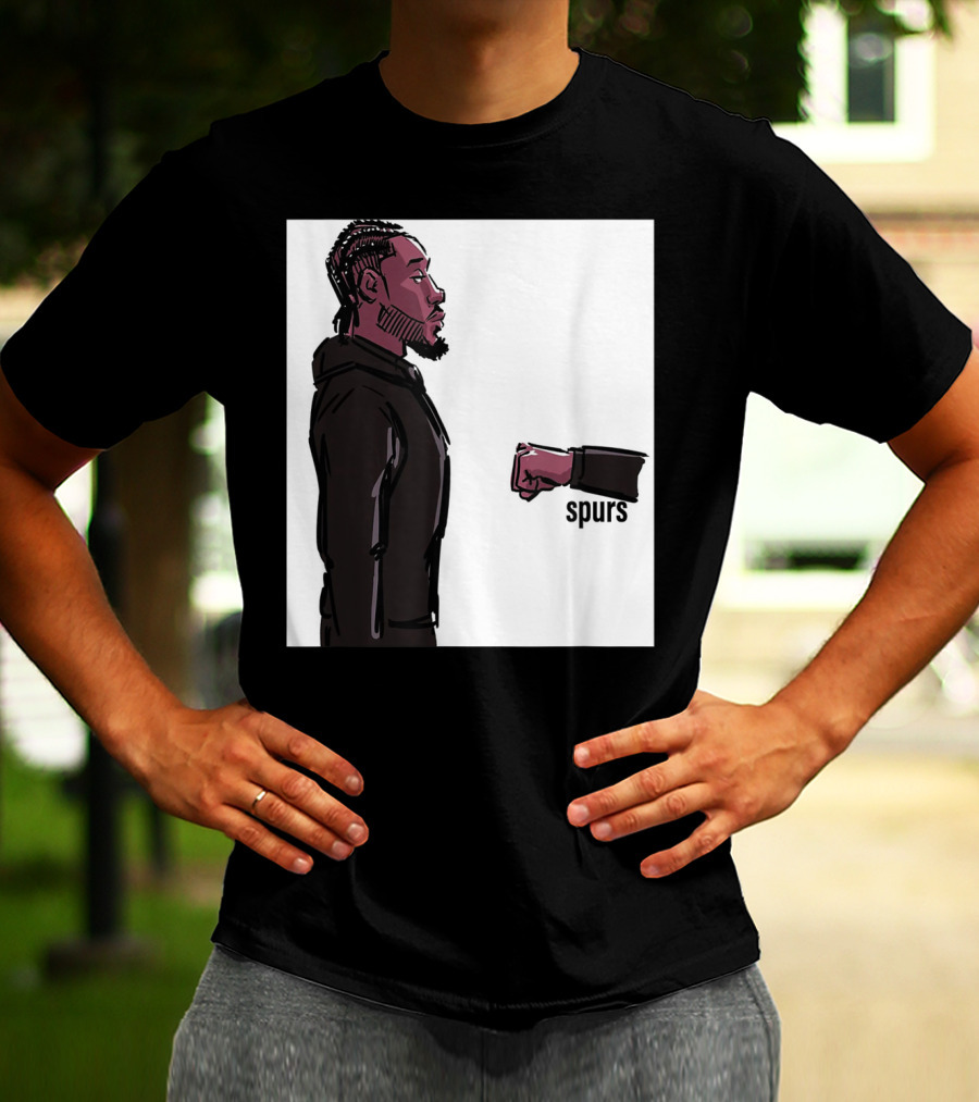 Funny Man Declines Dap Spurs T-Shirt