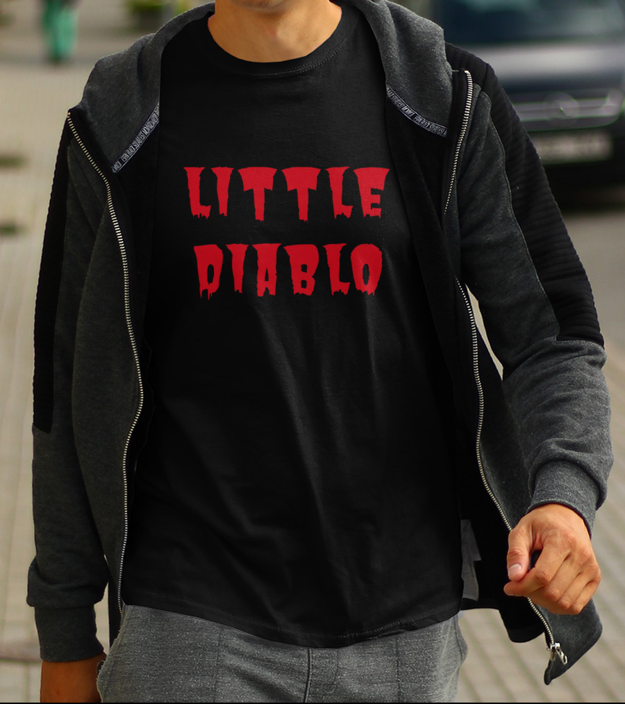 Halloween Scary Little Diablo Lil Red Devil T-Shirt
