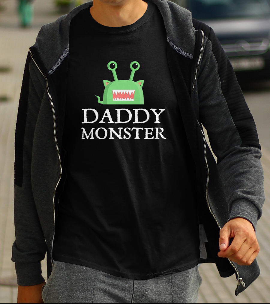 Daddy Monster Family Halloween Costume Mens Shirt Monster Daddy T-Shirt