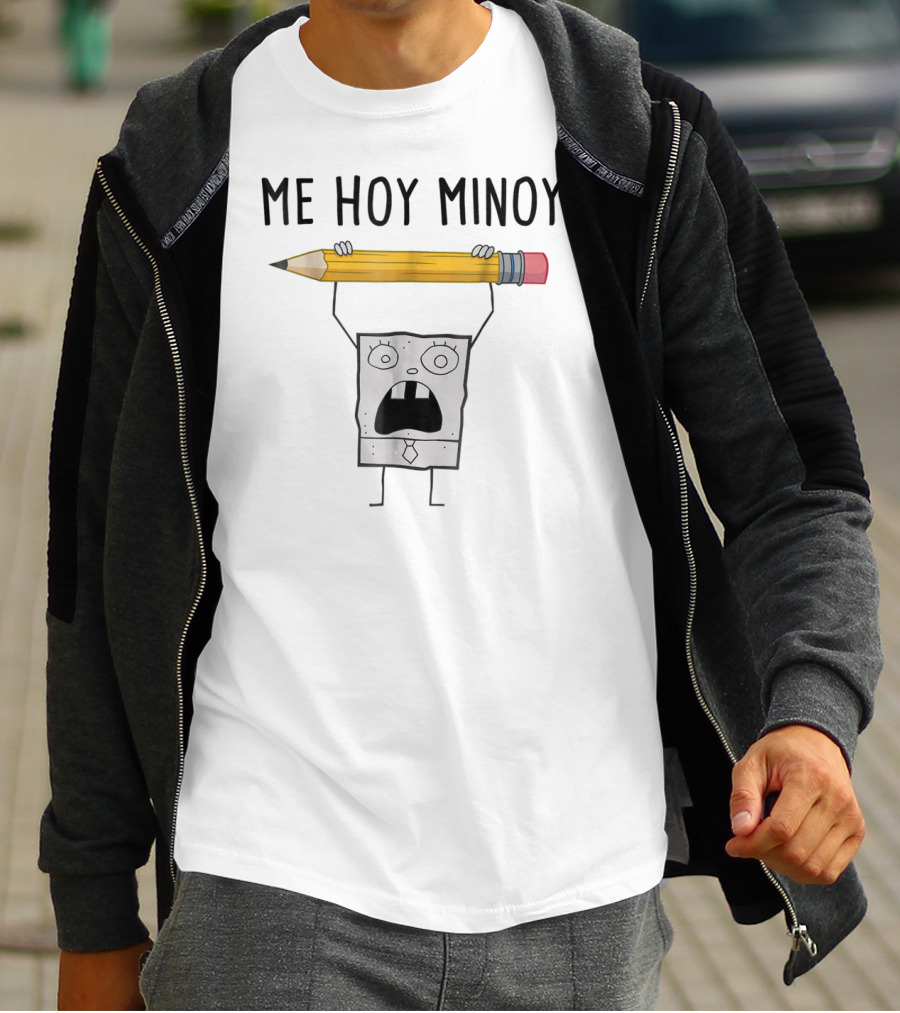 SpongeBob SquarePants DoodleBob Me Hoy Minoy Pencil Drawing T-Shirt