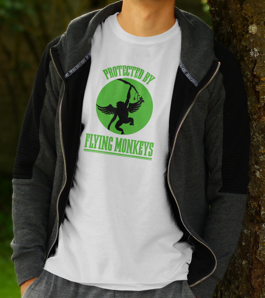 Oz Wicked Witch Protected By Flying Monkeys Wizard Of T-Shirt