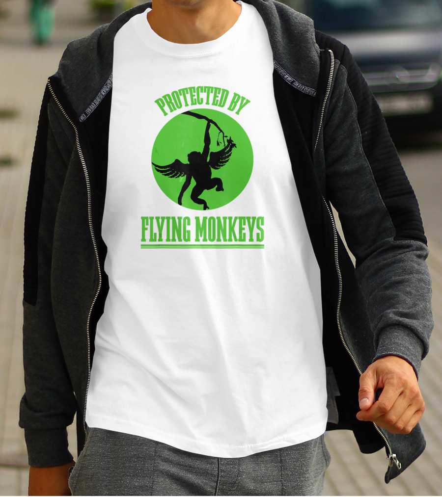 Oz Wicked Witch Protected By Flying Monkeys Wizard Of T-Shirt