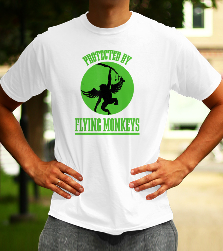 Oz Wicked Witch Protected By Flying Monkeys Wizard Of T-Shirt