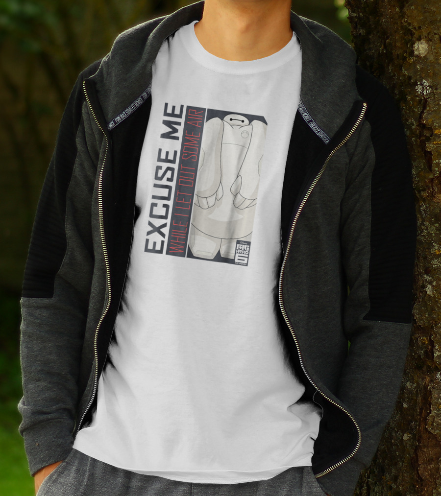 Disney Big Hero 6 TV Series Baymax Excuse Me While I Let Out Some Air T-Shirt
