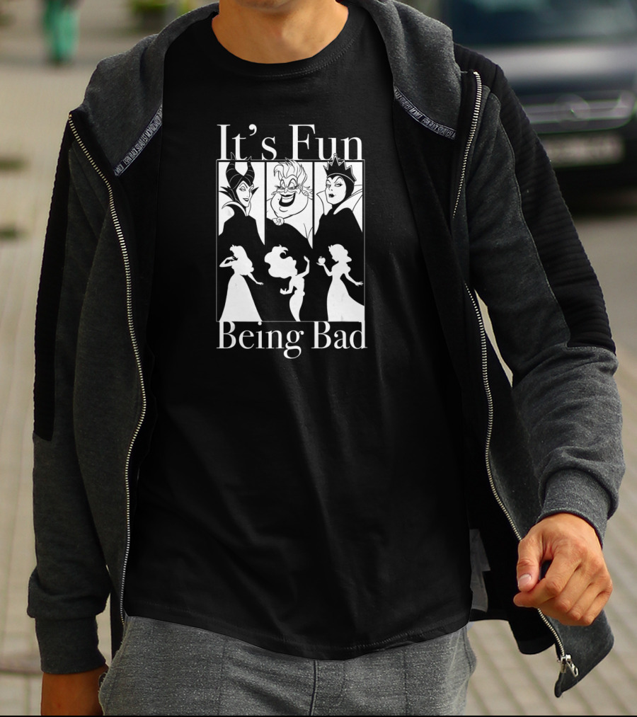 It's Fun Being Bad Disney Princess Villains T-Shirt