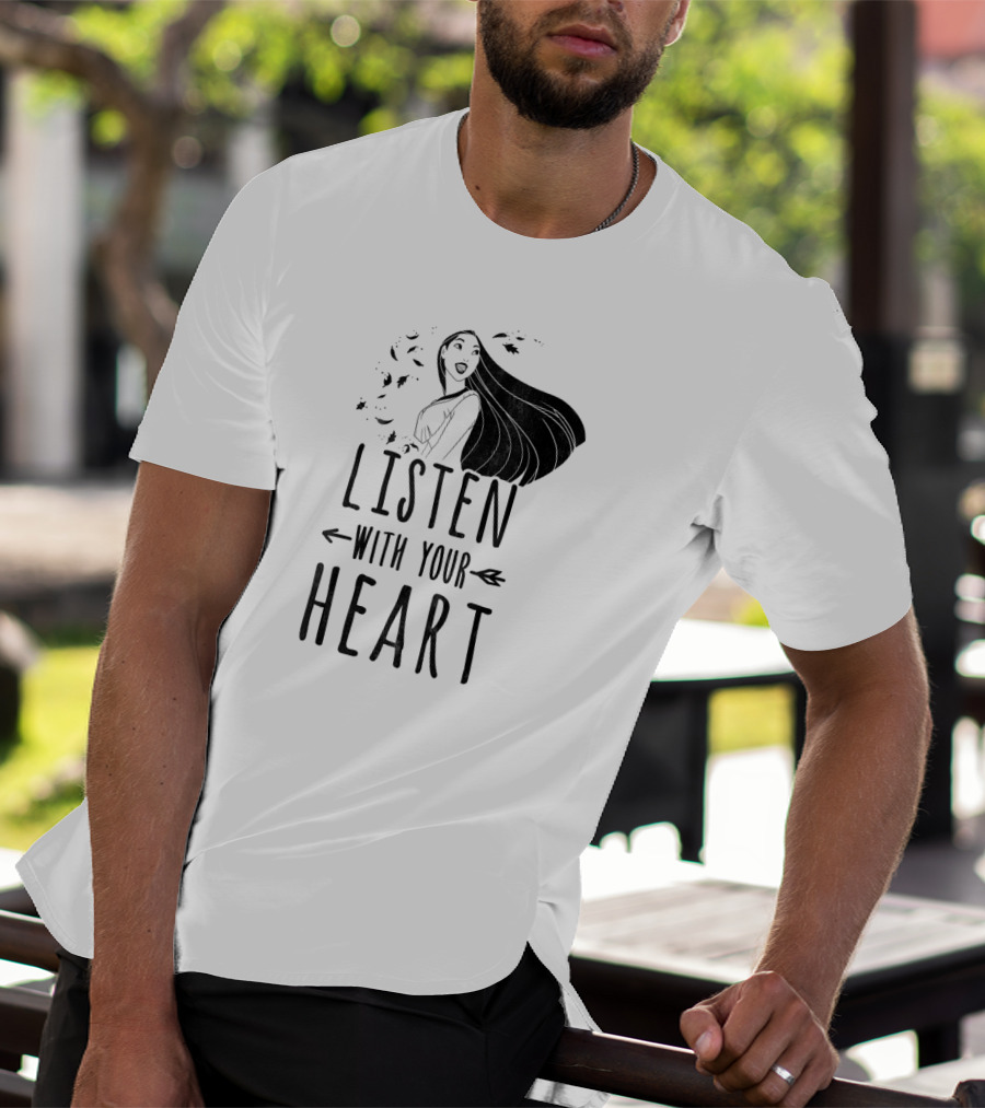 Disney Pocahontas Listen With Your Heart Arrow T-Shirt