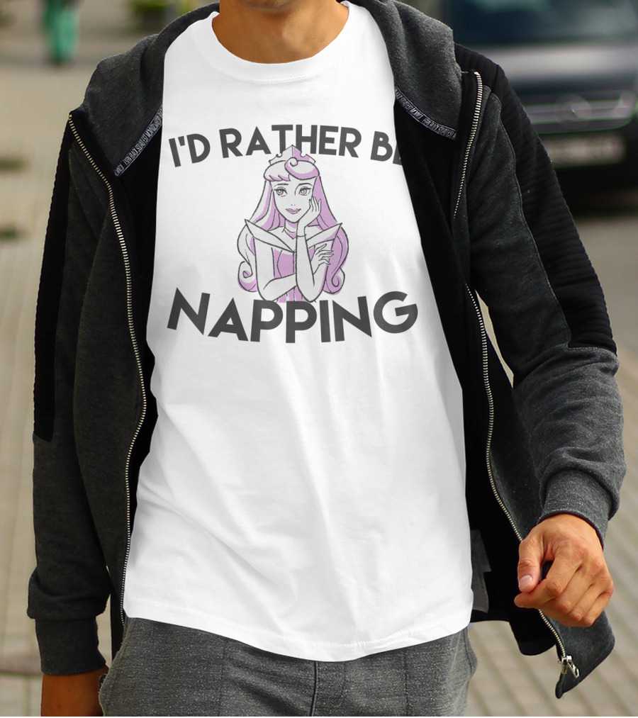 Disney I'd Rather Be Napping Sleeping Beauty T-Shirt