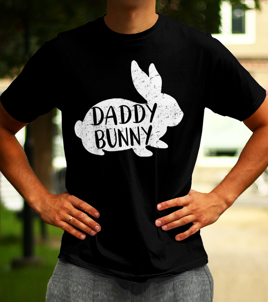 Daddy Bunny Cute Matching Family Easter Bunny T-Shirt