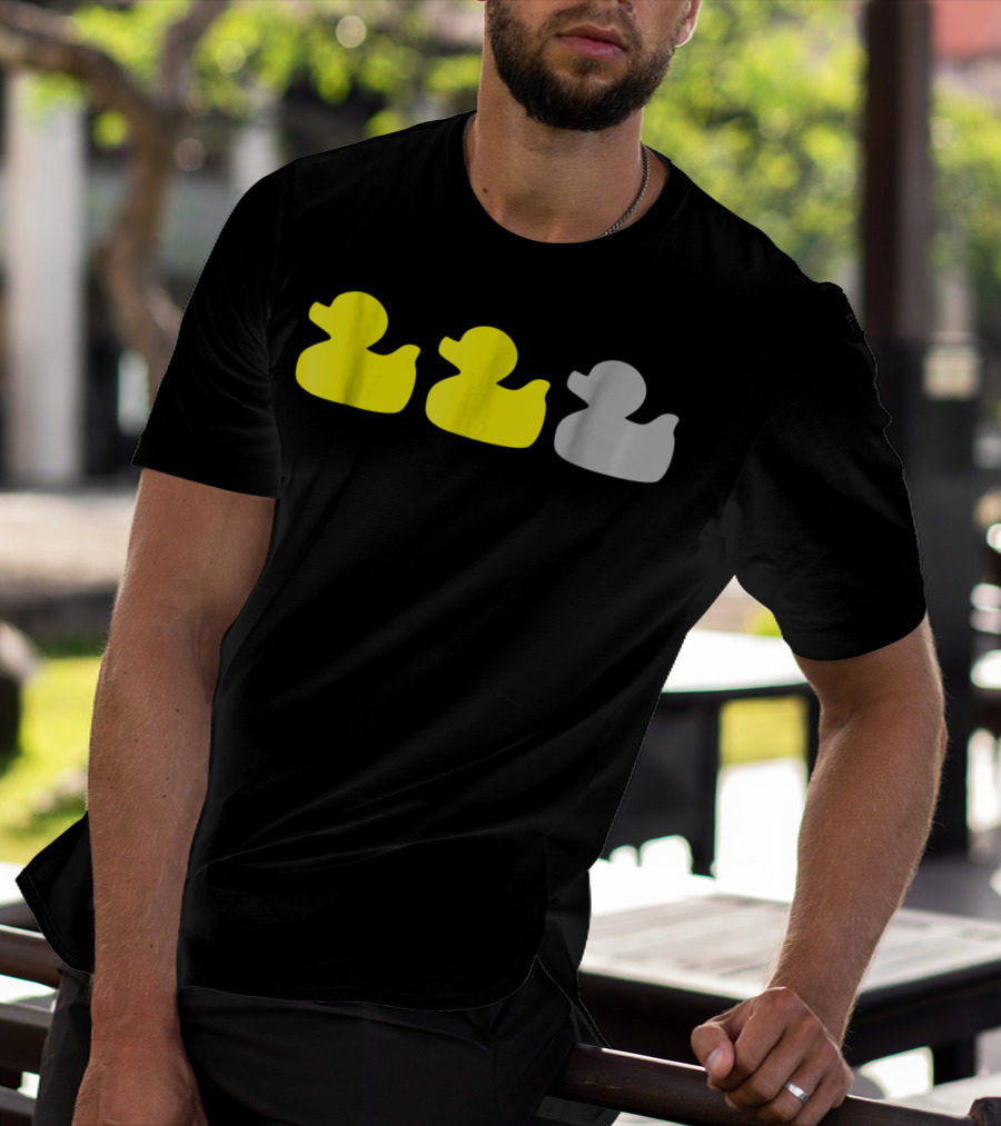 Duck Duck Gray Duck Humor Minnesota Yellow And Gray Ducks T-Shirt