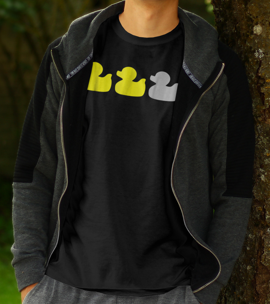 Duck Duck Gray Duck Humor Minnesota Yellow And Gray Ducks T-Shirt
