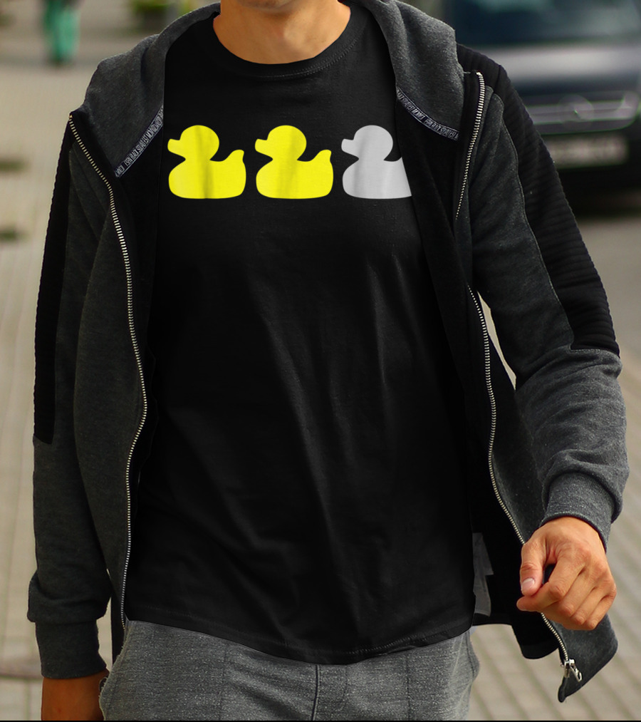 Duck Duck Gray Duck Humor Minnesota Yellow And Gray Ducks T-Shirt