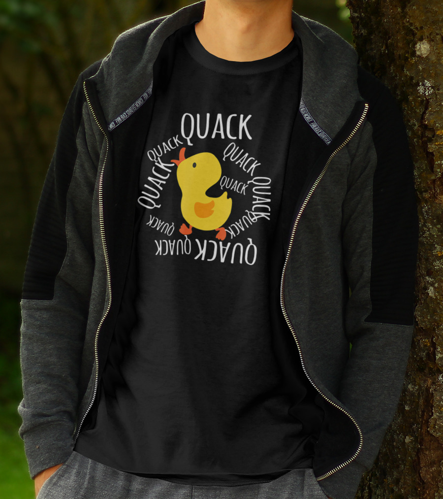 Quack Quack Quack Quack Yellow Duck Quack Overload T-Shirt