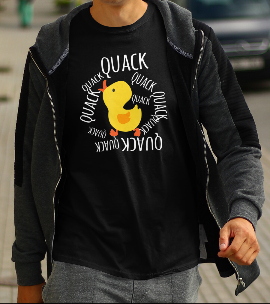 Quack Quack Quack Quack Yellow Duck Quack Overload T-Shirt