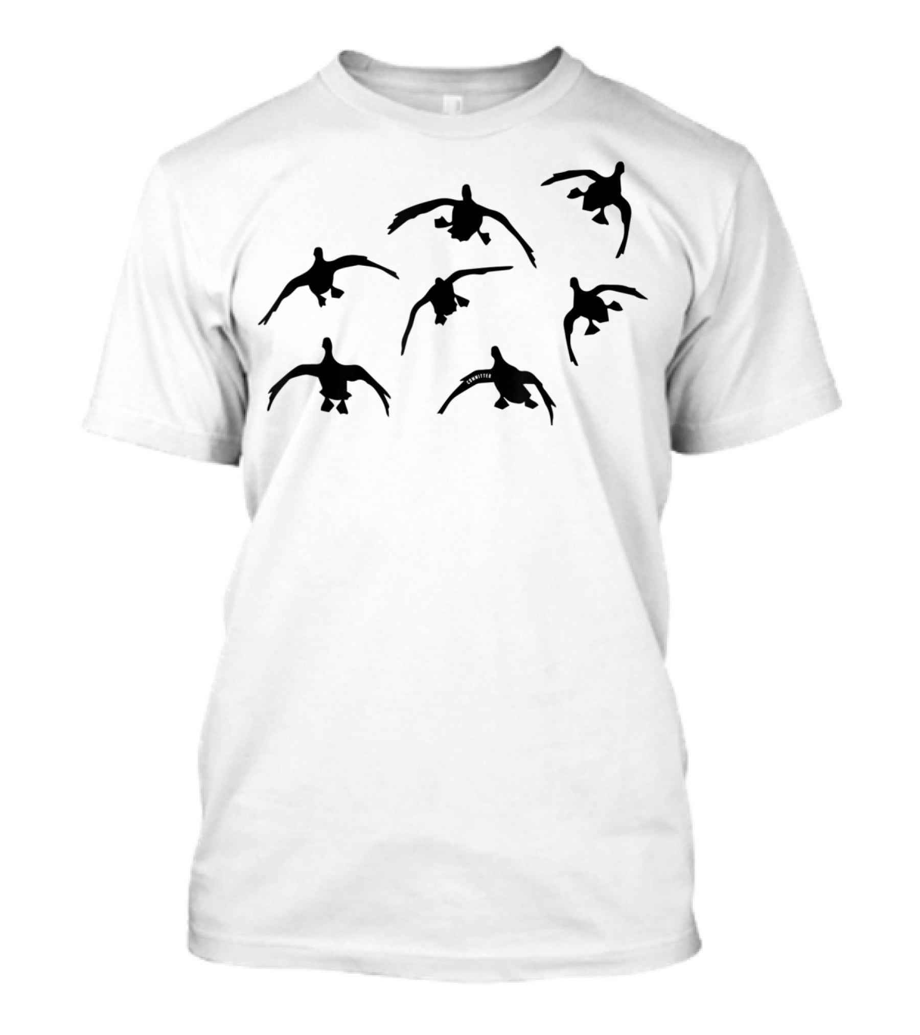 Committed Waterfowl Duck Hunting Seven Drakes T-Shirt