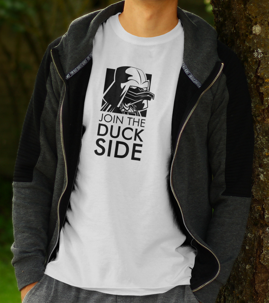 Join The Duck Side Ducky Ducks Duckling Fun Darth Vader T-Shirt