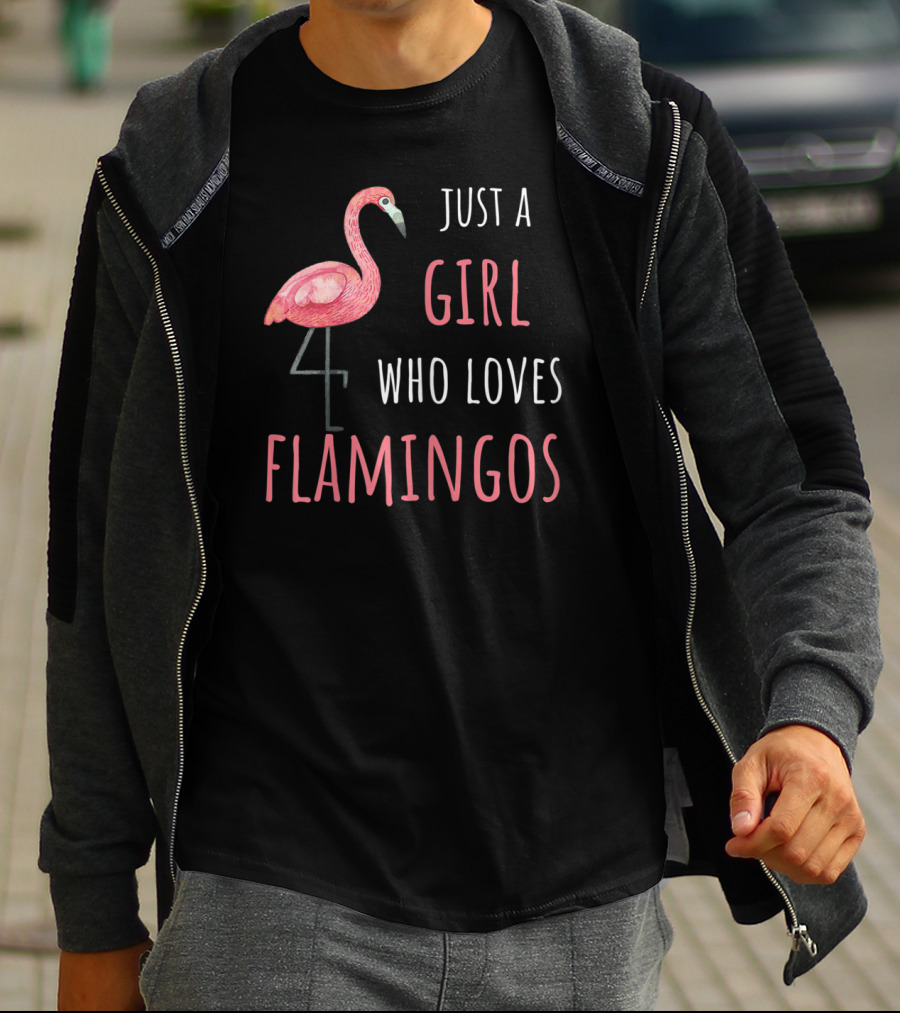 Just A Girl Who Loves Flamingos T-Shirt