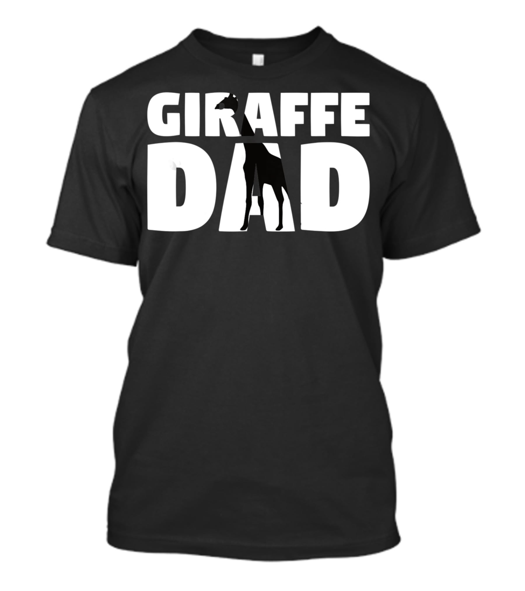 Giraffe Dad Giraffe Zoo Animal Lover T-Shirt