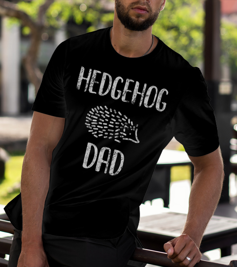 Hedgehog Dad Funny Boys Hedgehog Dad T-Shirt