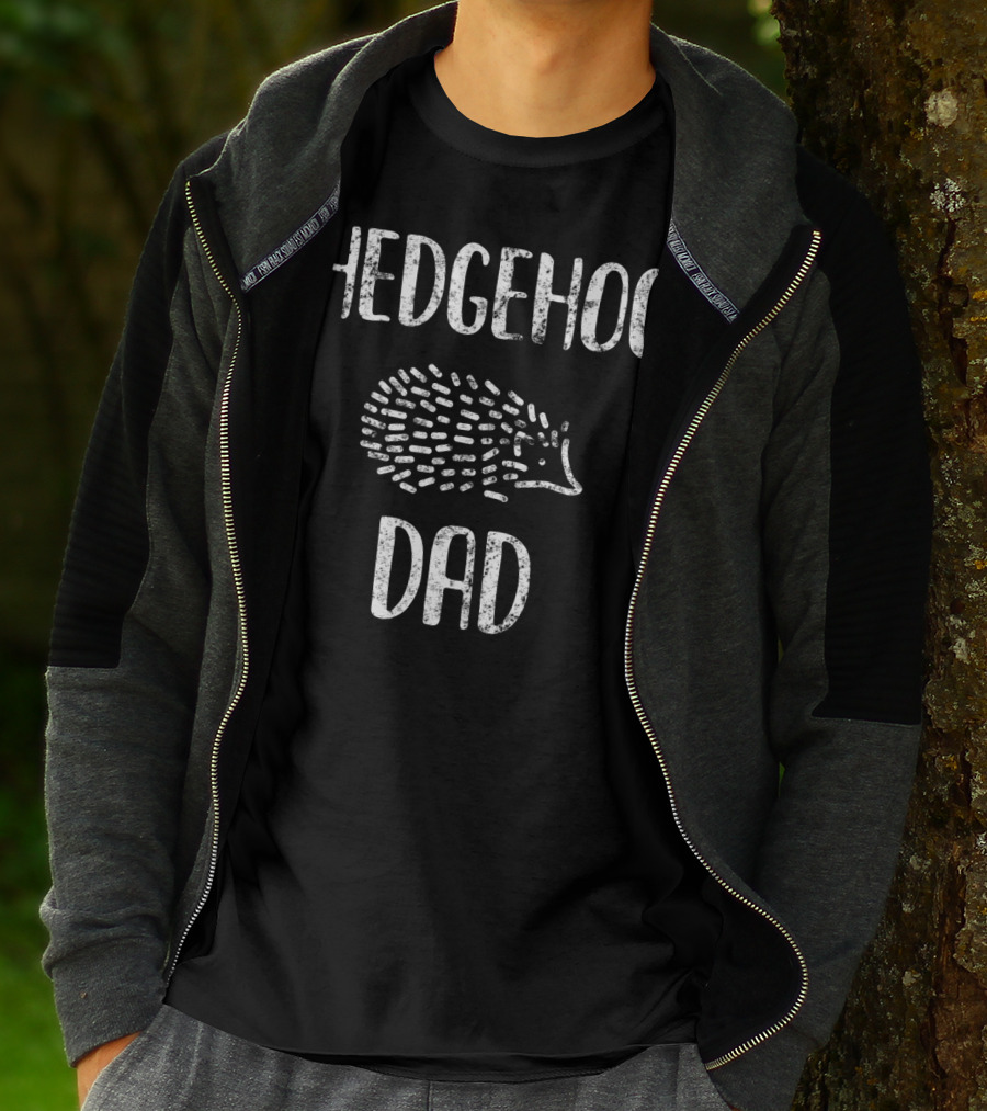 Hedgehog Dad Funny Boys Hedgehog Dad T-Shirt