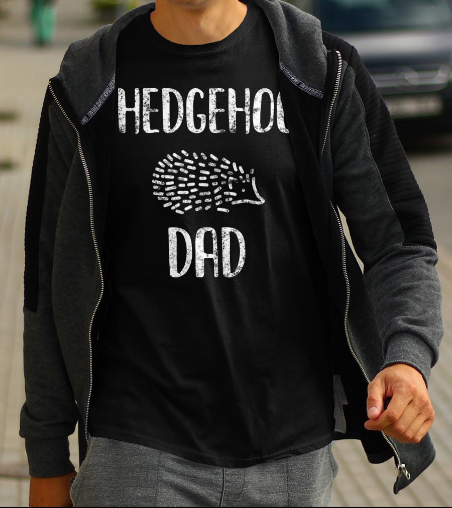 Hedgehog Dad Funny Boys Hedgehog Dad T-Shirt