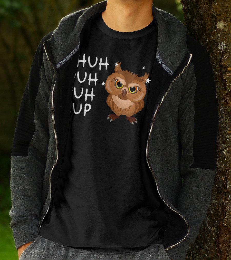 SHUH DUH FUH CUP Owl With Stars T-Shirt