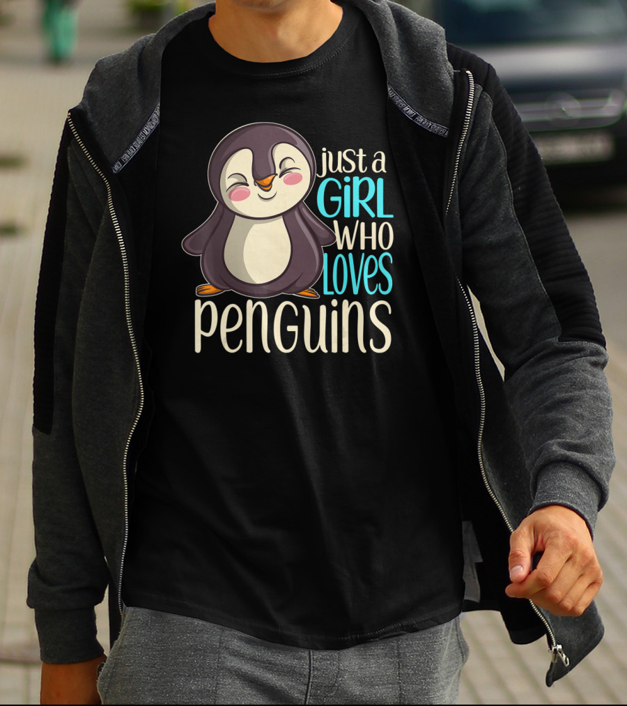 Just A Girl Who Loves Penguins T-Shirt