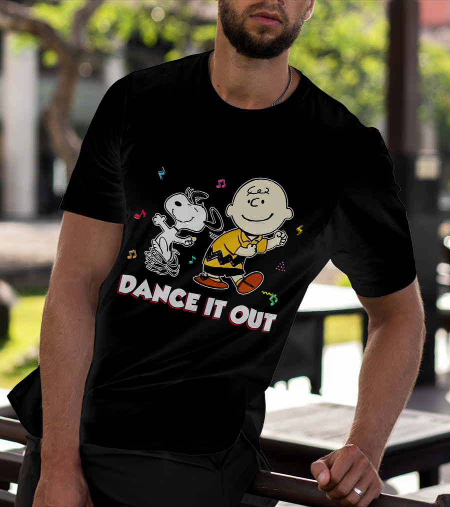 Dance It Out With Snoopy And Charlie Brown From The Peanuts Movie T-Shirt