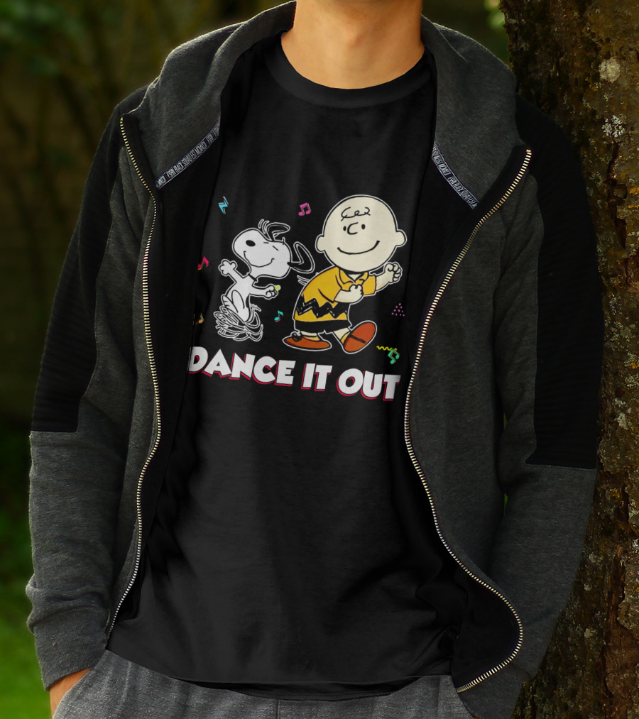 Dance It Out With Snoopy And Charlie Brown From The Peanuts Movie T-Shirt